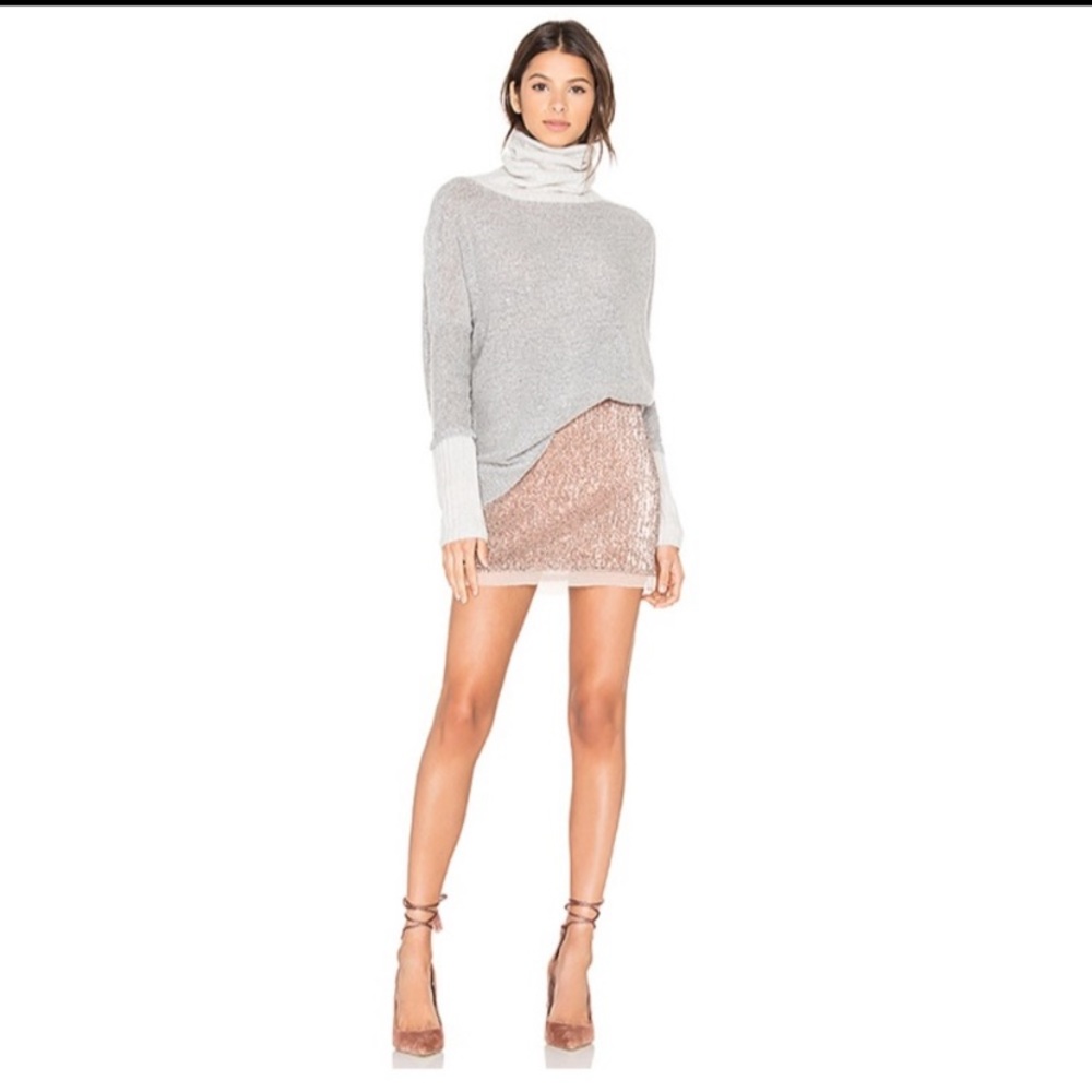 FP Rose Sequin Mesh Wild Child Skirt